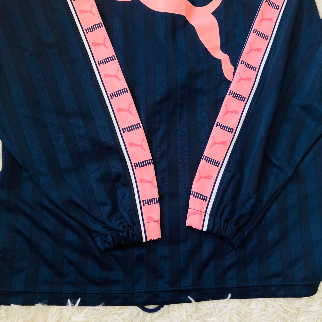 PUMA プージャー　セットアップ　ピンク　刺繍ロゴプリント