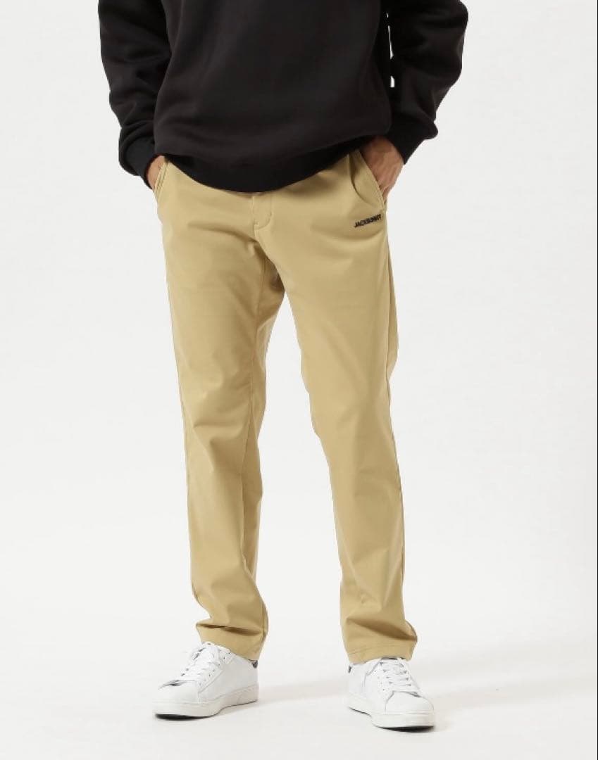 新品 パーリーゲイツ ジャックバニー エアシャット裏フリース防風パンツ 6 LL