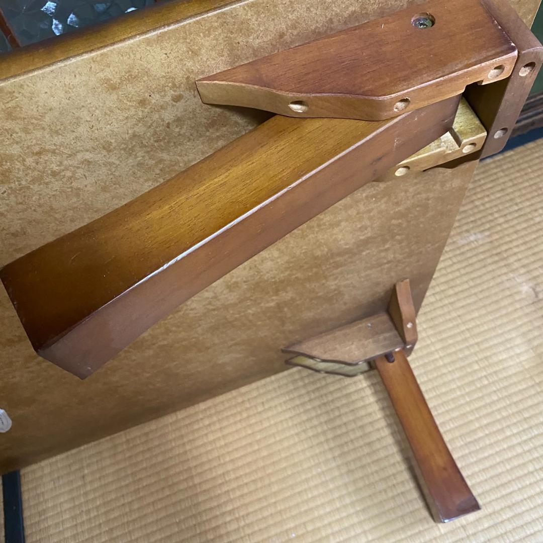 昭和レトロ★木製座卓 （折りたたみ式）　直接引取り4800円