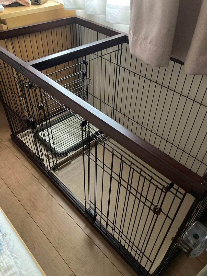 送料込み 美品！1週間使用petio トイレのしつけができるドッグルームサークル