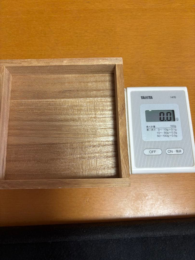 純銀の銀杯桐箱付き42.2g刻印「純銀服部製」