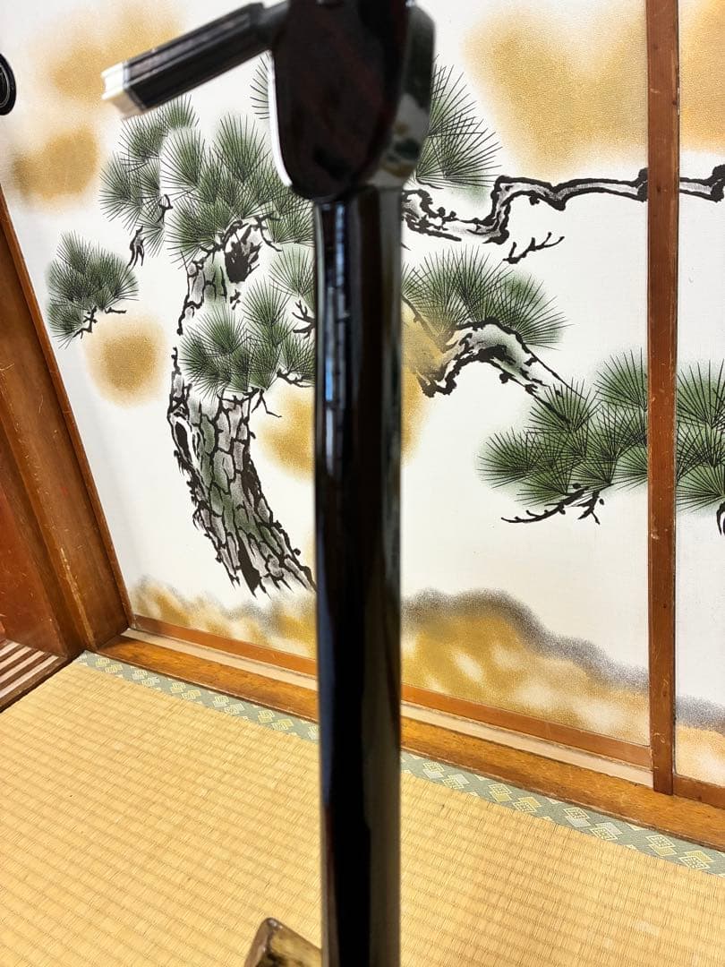 沖縄三線！黒木上質カマゴン！江戸与那城型！本張り【一枚張り】