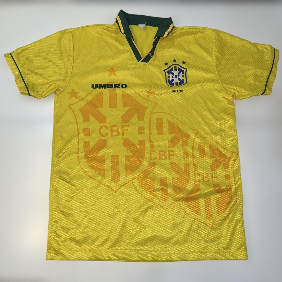 90s UNBRO アンブロ サッカー ブラジル代表 サッカー ユニフォーム