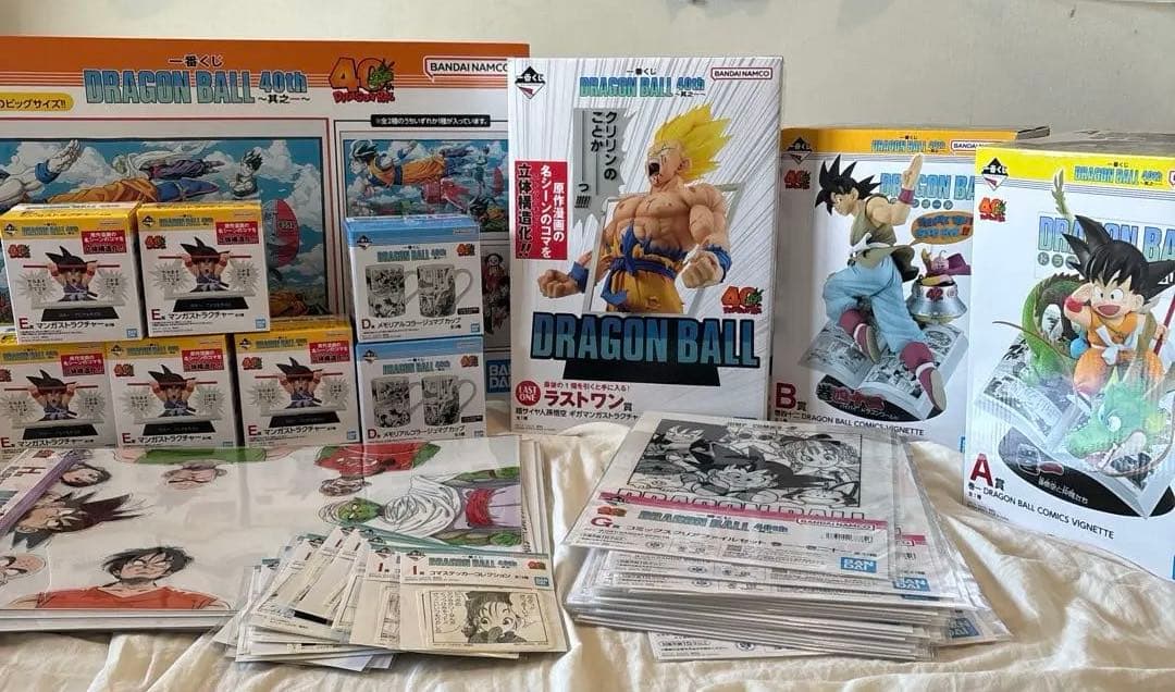 一番くじ DRAGON BALL 40th 其之ー ほぼフルコンプリート　77点