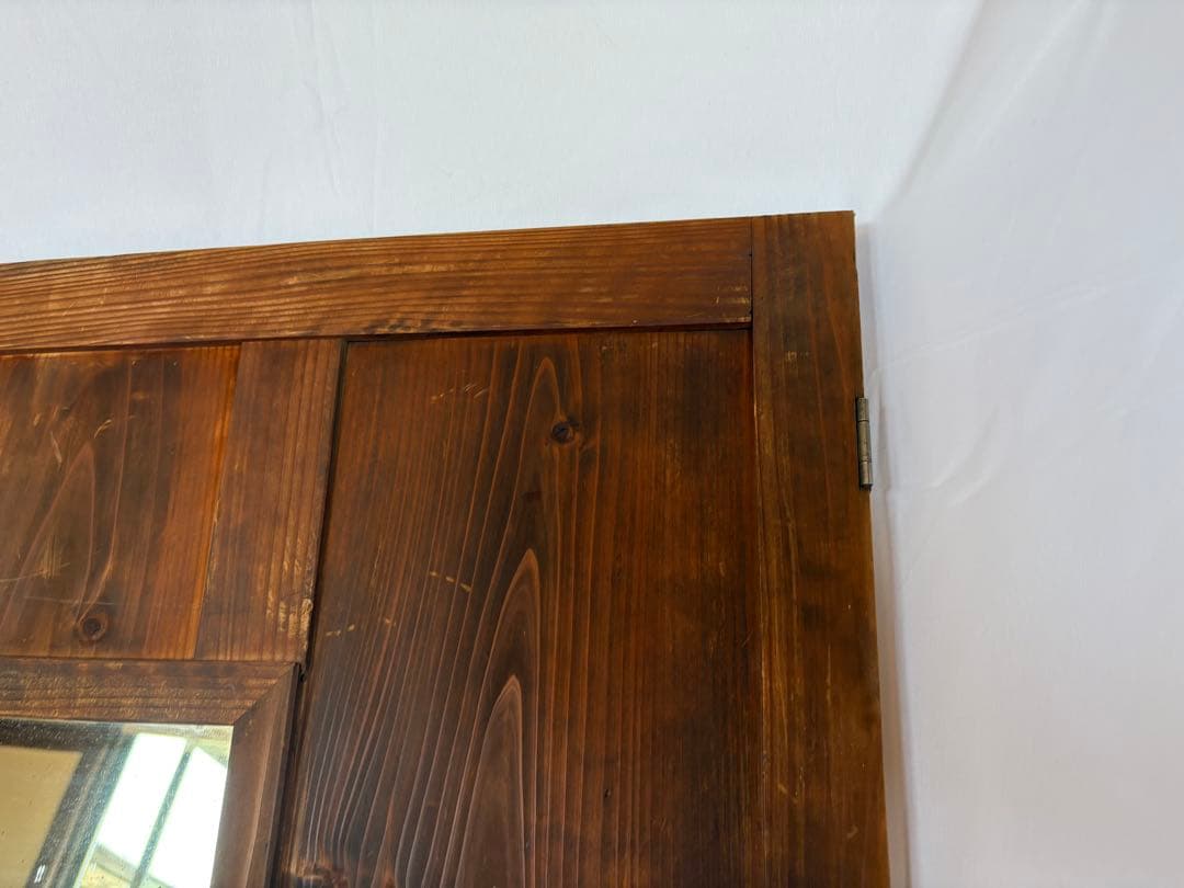 【希少】建具　鏡　古民家　昭和レトロ　ディスプレイ