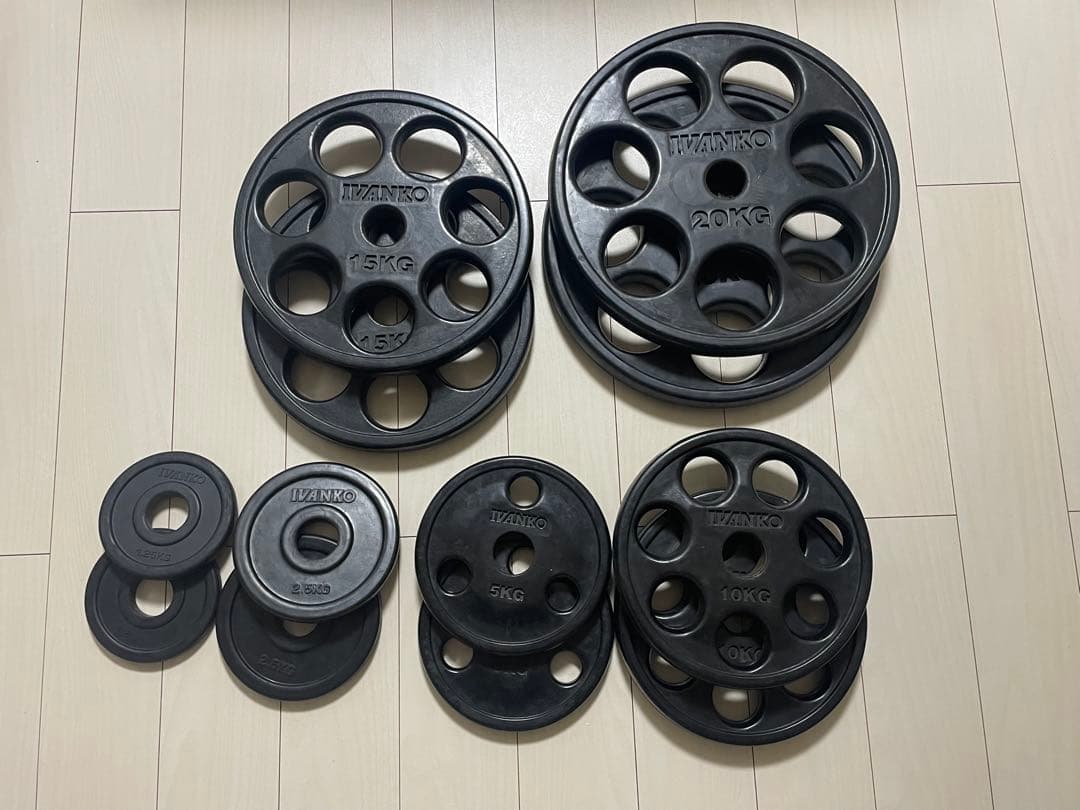 IVANKO イヴァンコ バーベルプレート 50mm 穴径 筋トレ ホームジム