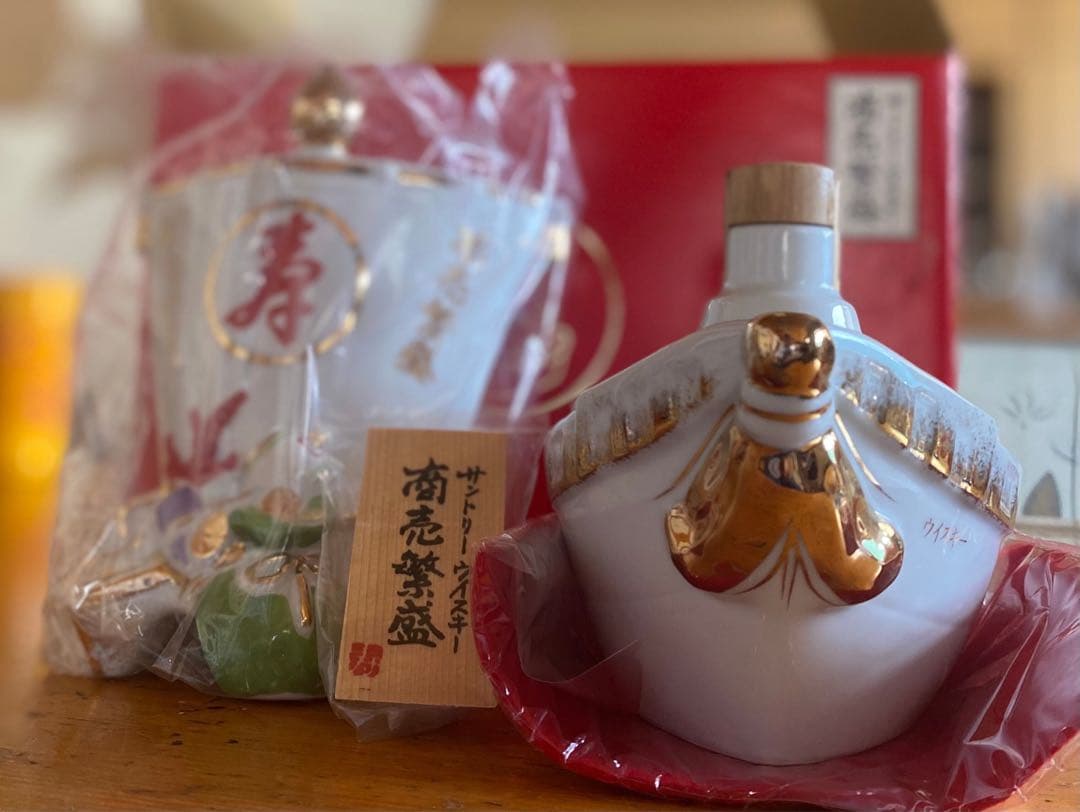 サントリー ピュアモルトウイスキー 山崎 〈宝船型ボトル〉商売繁盛