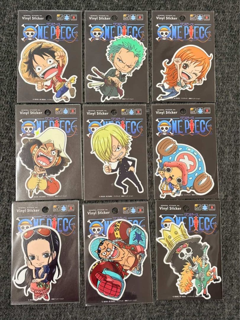 ONE PIECE VinylSticker 30枚セット ワンピースステッカー