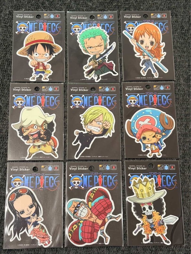 ONE PIECE VinylSticker 30枚セット ワンピースステッカー