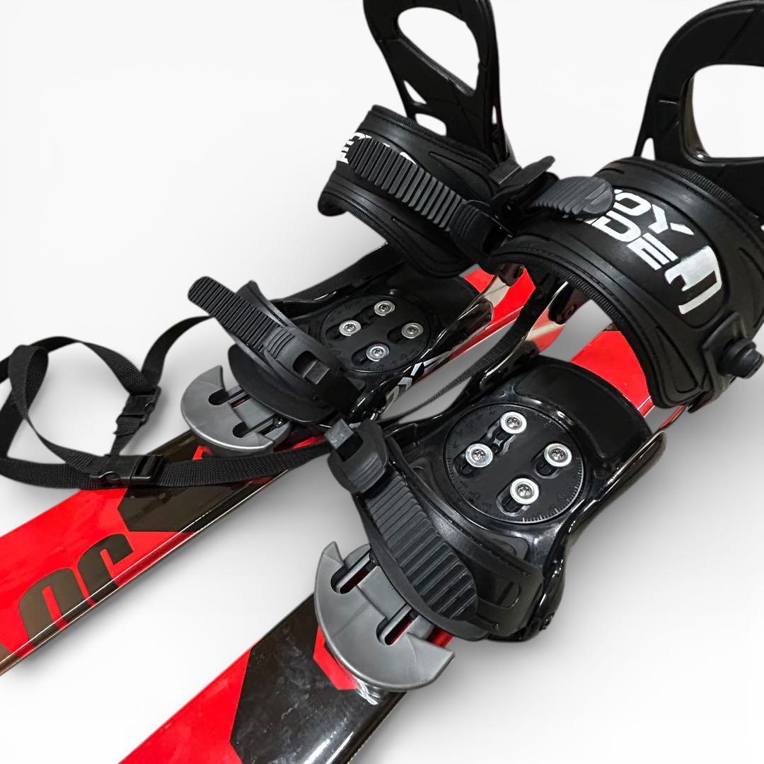 JOY RIDE ショートスキー 99cm スノボーブーツ対応 ビンディングXL