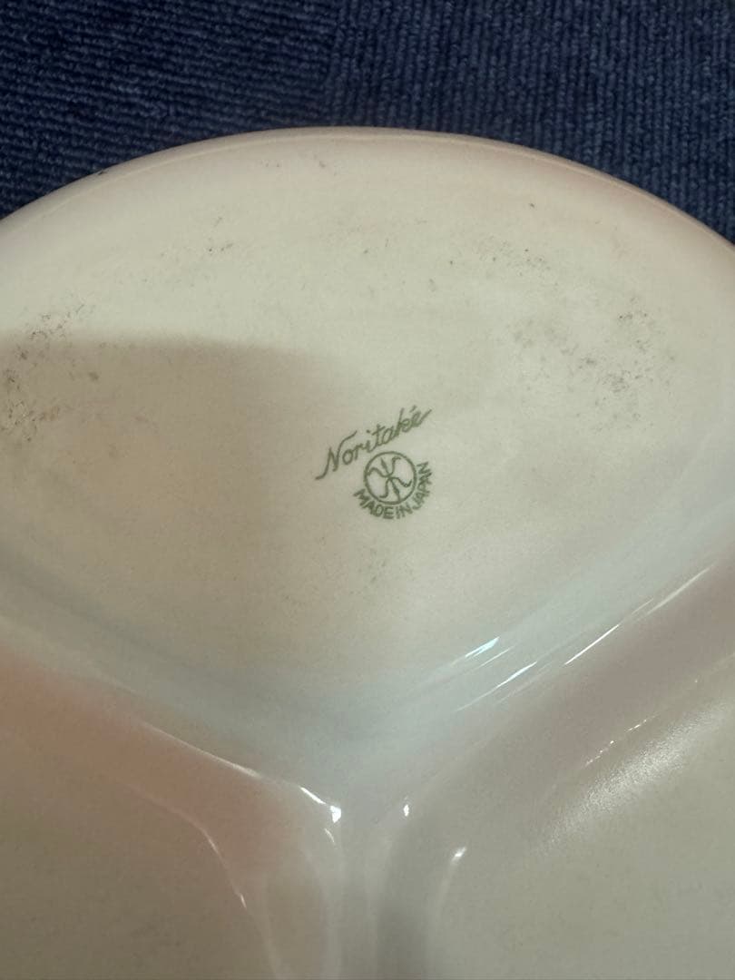 1791  オールドノリタケ　花鳥文　皿　金彩