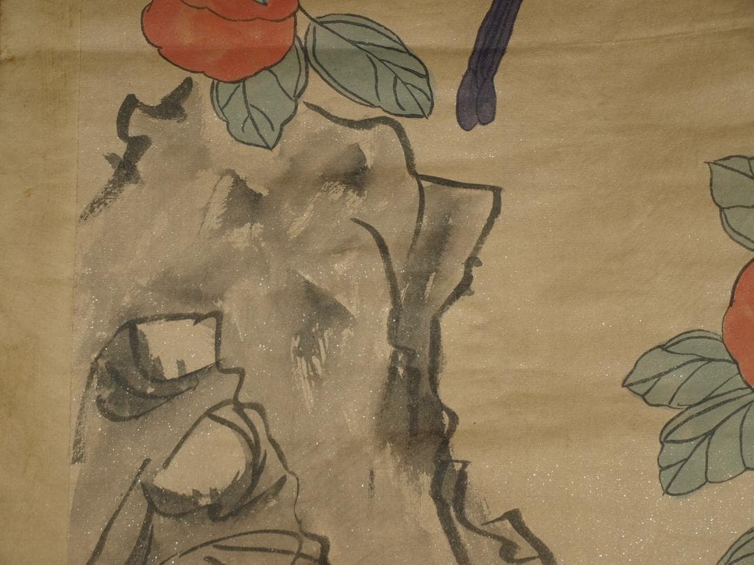 近所委託品　中国明時代の肉筆掛軸　激安骨董品 古美術 BD108A1-1