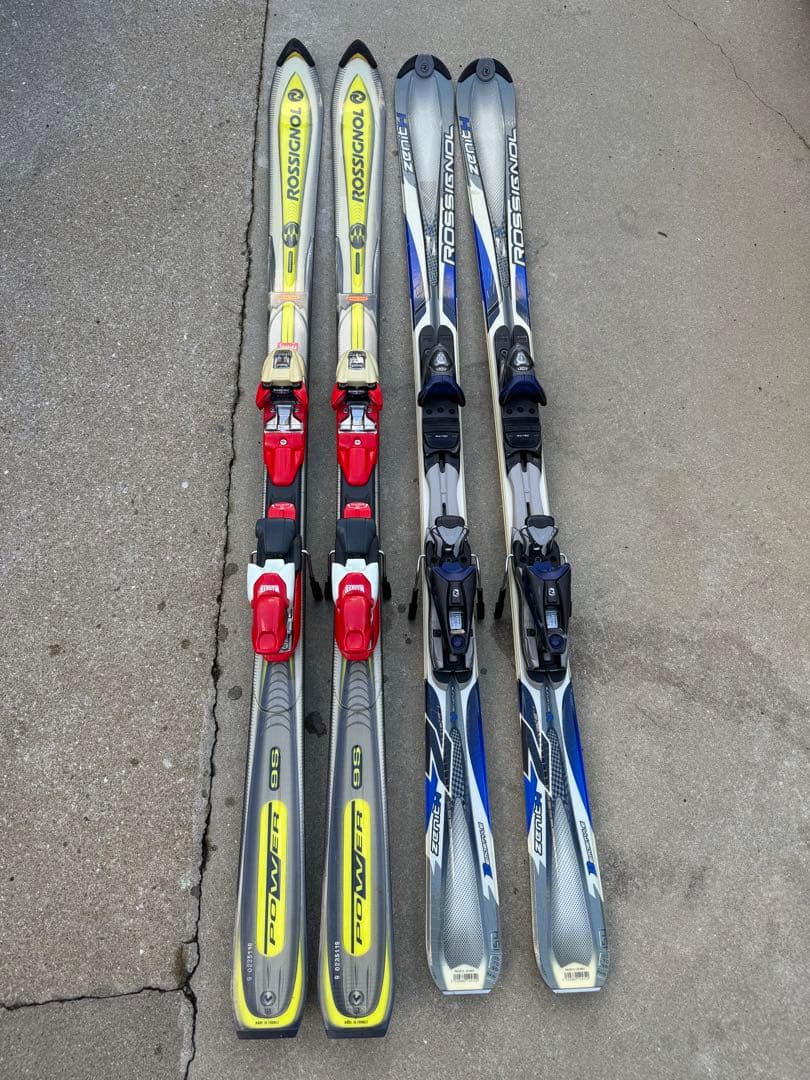 rossignol zenit154 9s 160 二つのセット