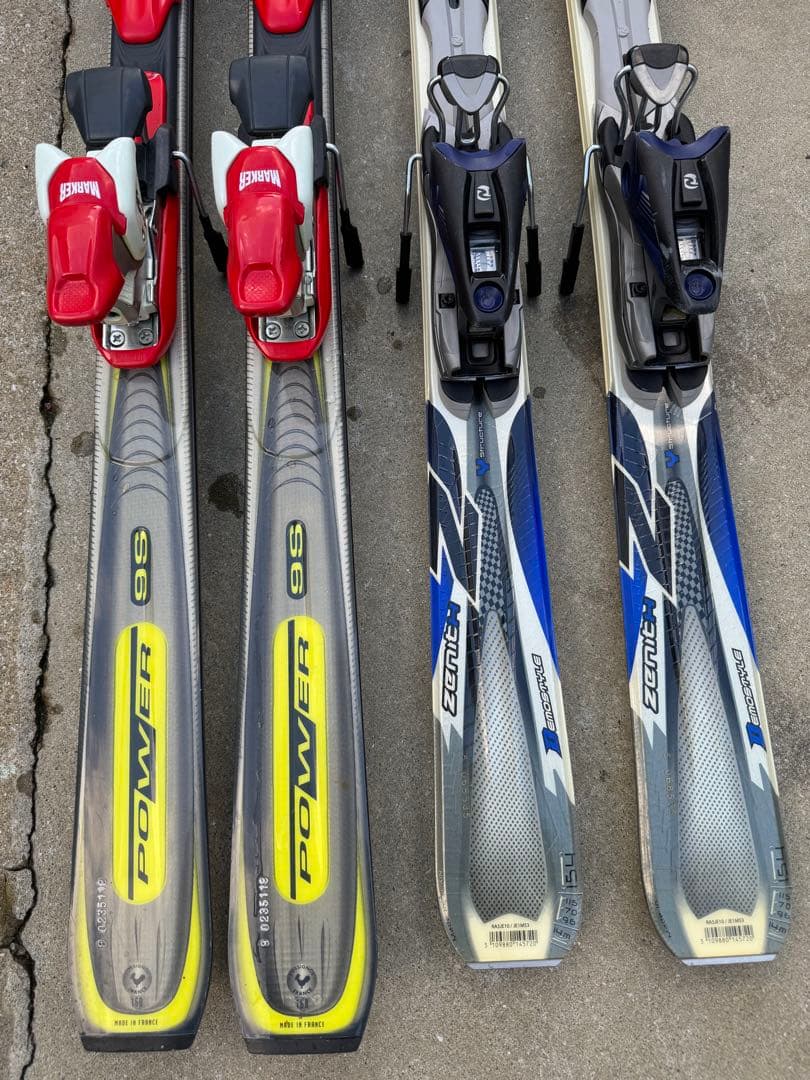 rossignol zenit154 9s 160 二つのセット