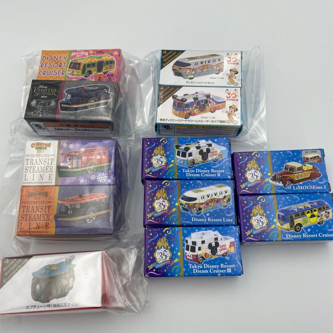 【超大特価】 ディズニー リゾート 限定 トミカ クルーザー 12個セット