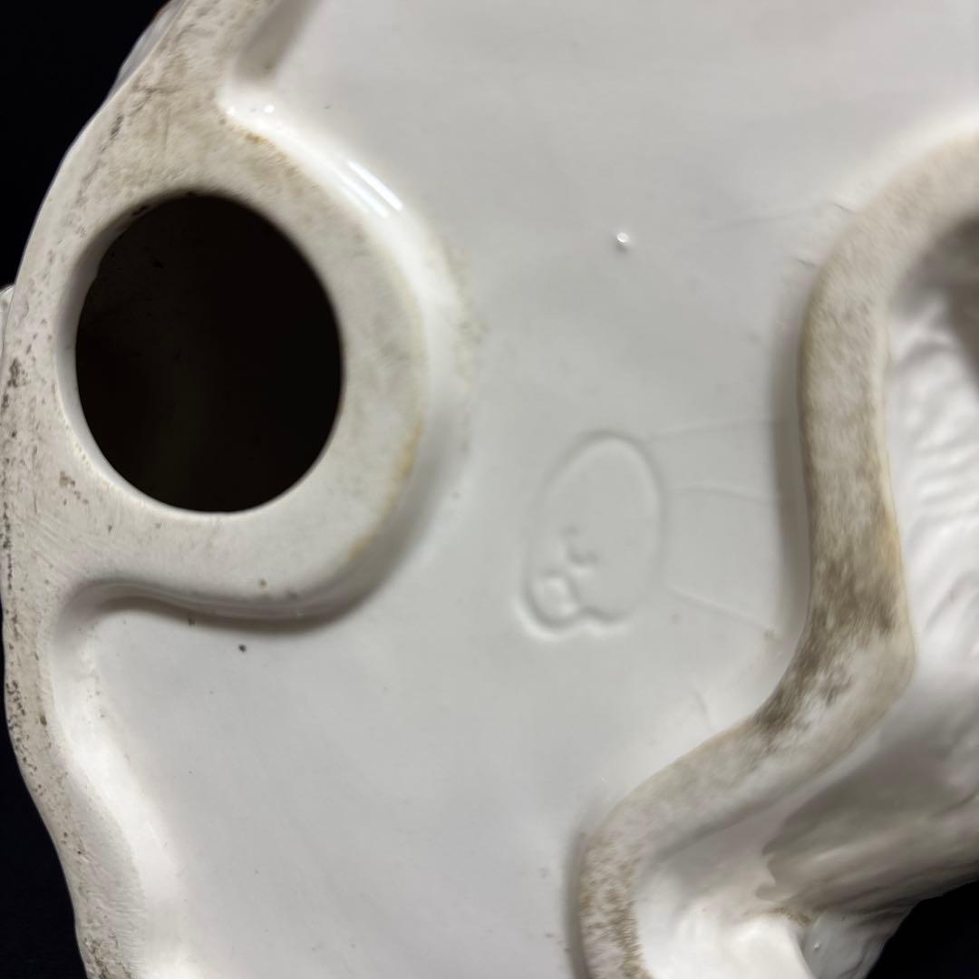 大きな三毛猫ちゃん陶器高さ39センチ