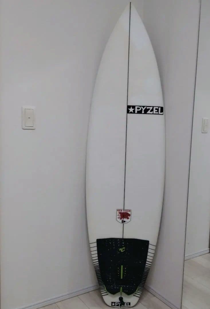 パイゼルサーフボード Red Tiger 5'10 手渡値引有り ハードケース付