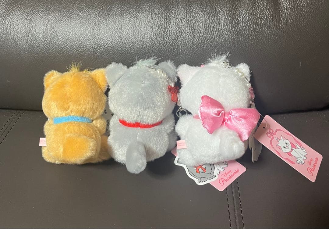 3個セット　ディズニー コラボ　マリーちゃん　おしゃれキャット キーホルダー