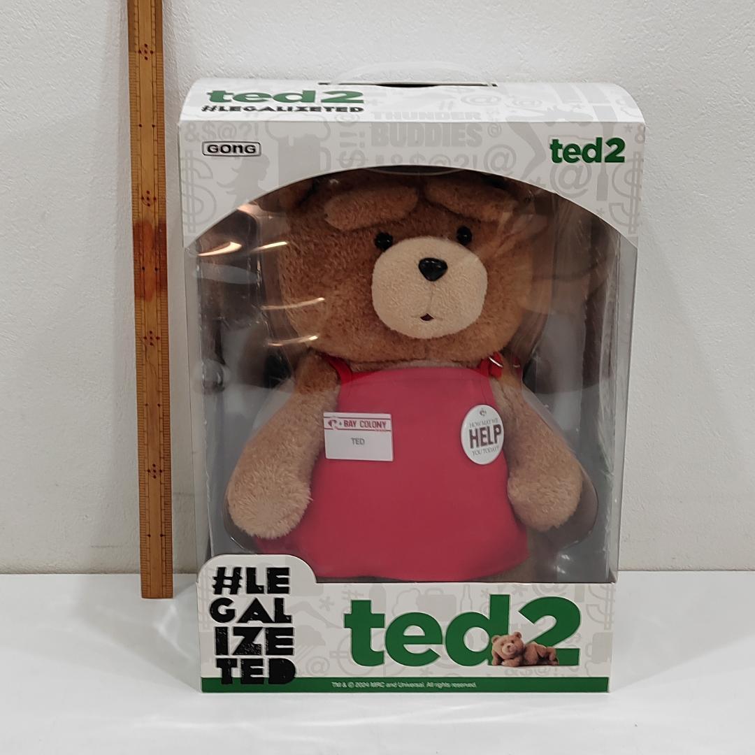 美品 箱付き テッド2 アクションフィギュア ぬいぐるみ m1048