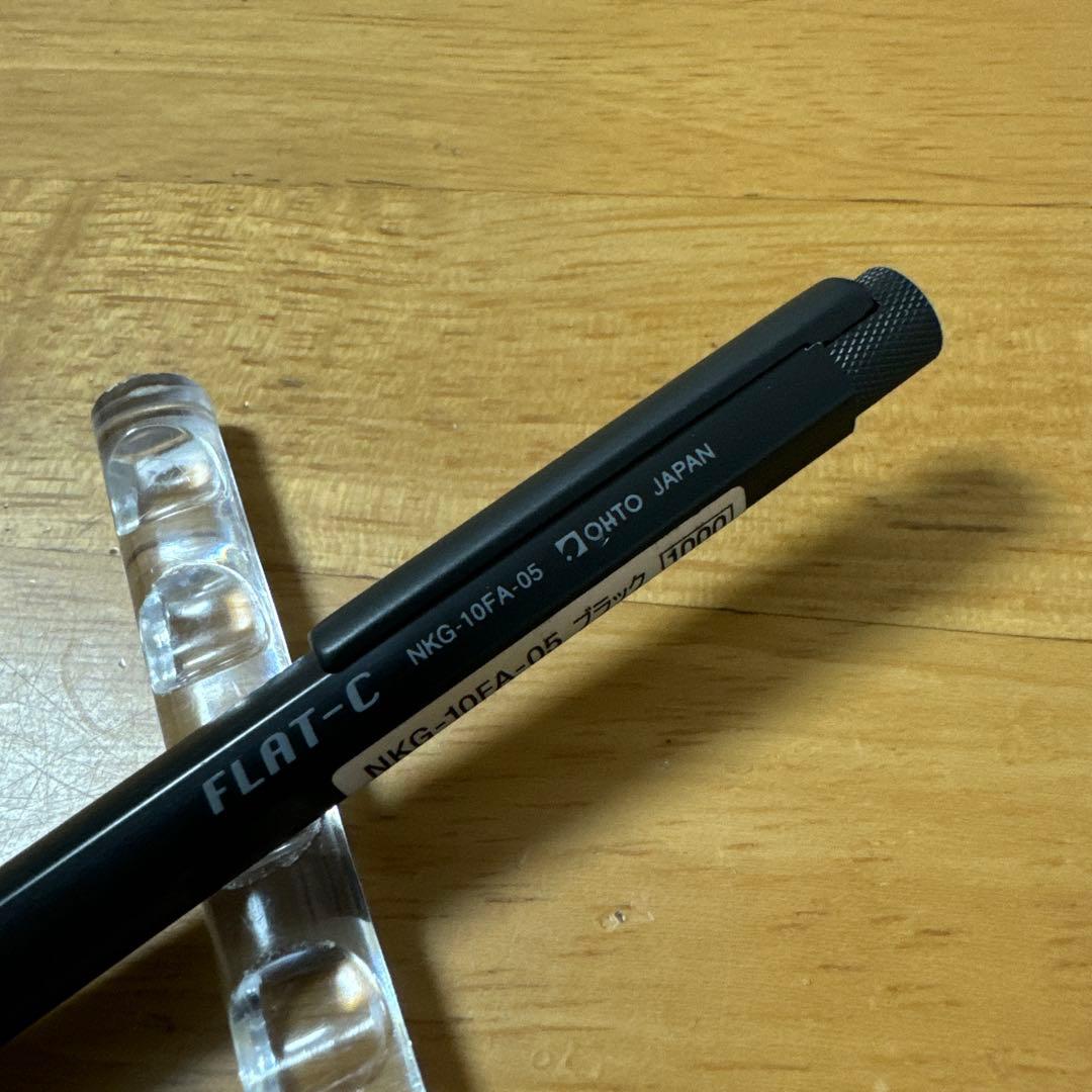 新品 廃盤 OHTO オート FLAT-C フラットシー ボールペン ブラック