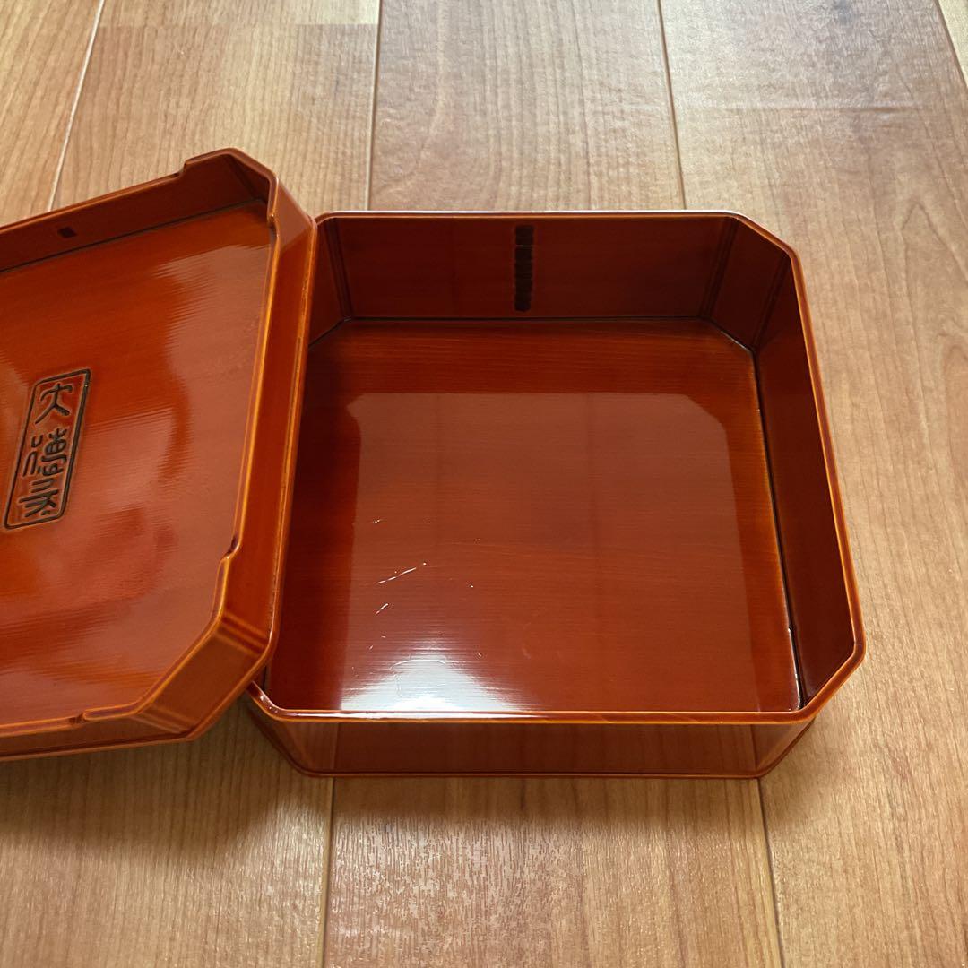 大徳寺弁当 重箱 5組　飛騨春慶塗　木製漆器　懐石