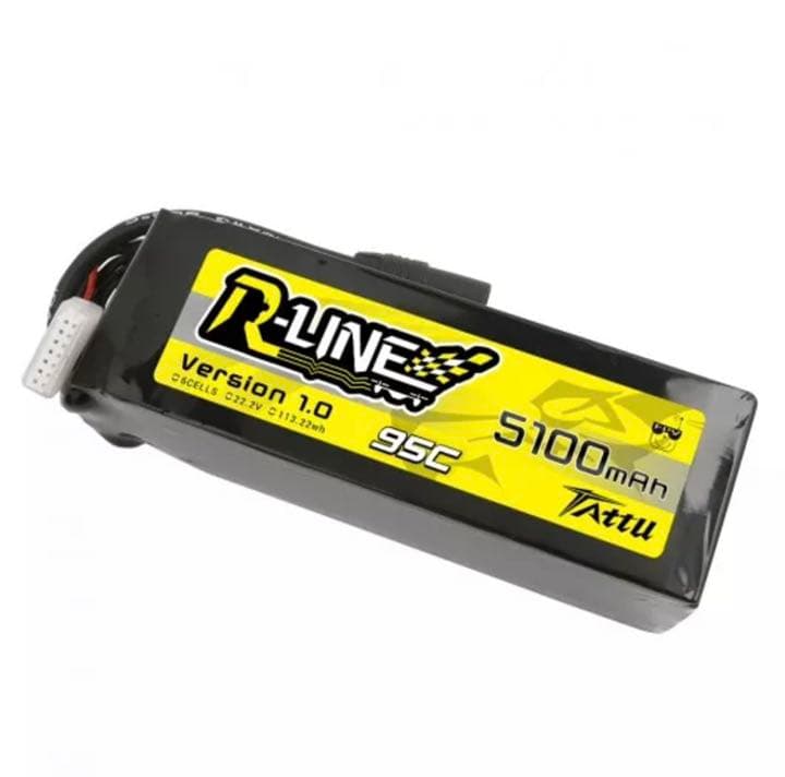【2個セット】Tattu R-Line1.0 6S 95C 5100mAhリポ