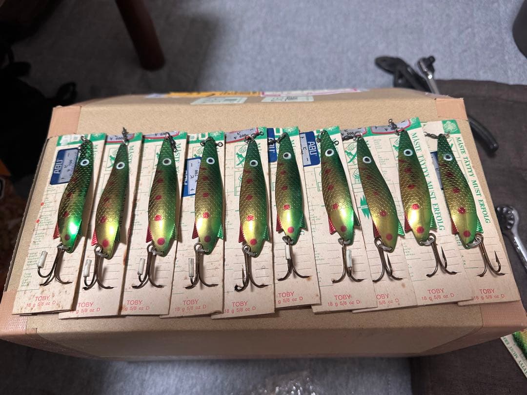 ヴィンテージ ABU トビー 18g スプーン台紙付き 10個セット⑤