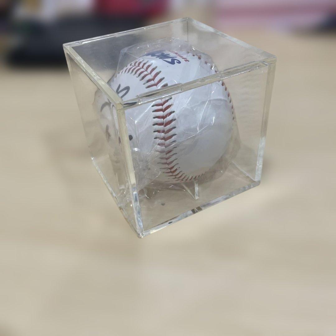 山田哲人 サイン入り野球ボール #23時代包装 保管ケース付き