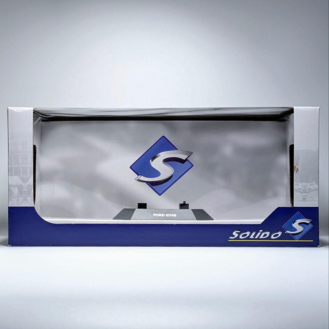 ソリド 1/18 フォードGT40 ホワイト/ブルー