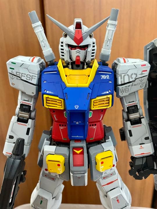 pg unleashed ガンダム 塗装済み完成品 全塗装
