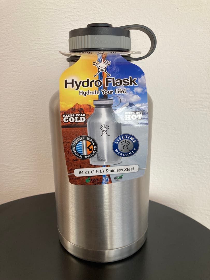 【新品未使用】Hydro Flaskハイドロフラスコ64ozステンレスグロウラー