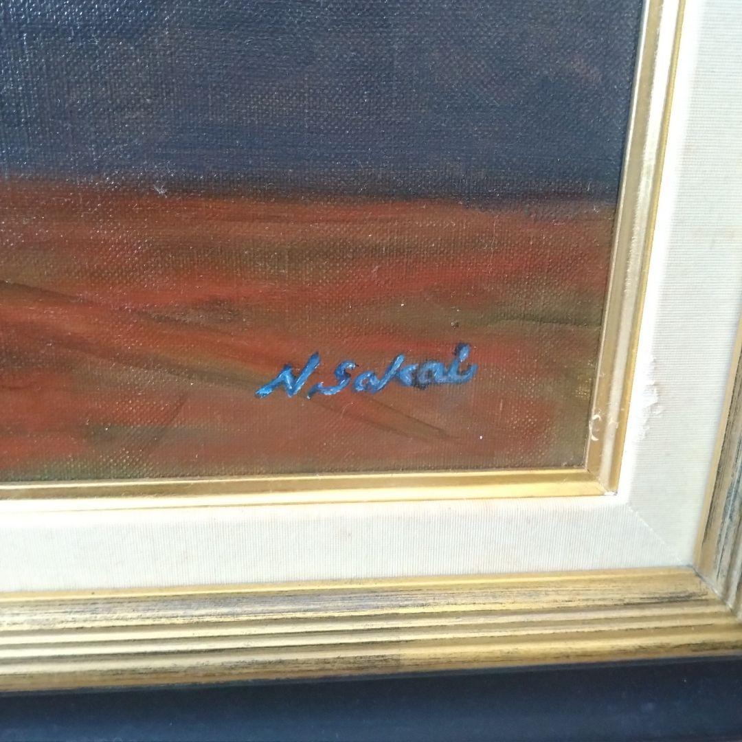 《値下げOK》【模写】酒井宜子 油彩 F20号『天平』 額装・箱付