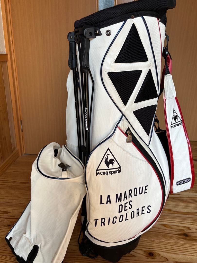 希少　ルコックゴルフ　スタンドキャディバック　ホワイト