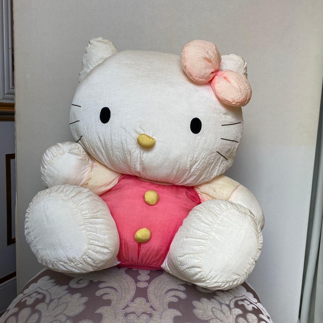 WT238 レア サンリオ ハローキティー ぬいぐるみ 47cm ヴィンテージ