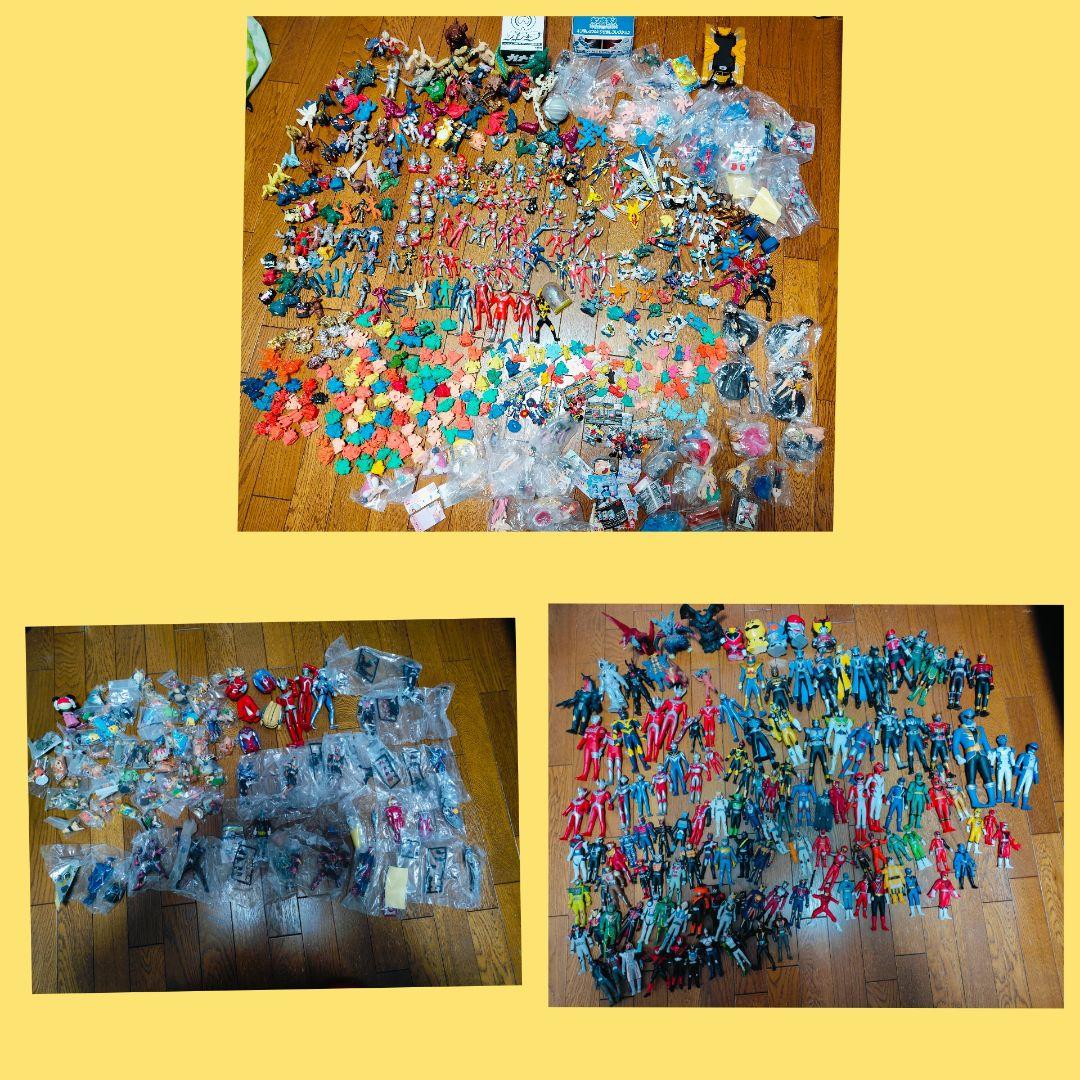 ウルトラマン 怪獣 ソフビ ガン消し 仮面ライダー フィギュア まとめ 大量