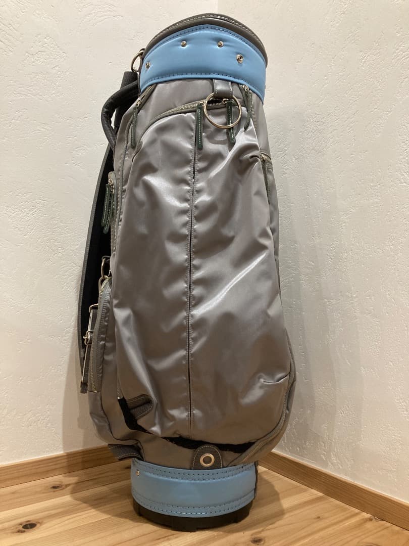 ‼️最終値引き‼️極美品 考英舎 キャディバッグ グレー 9型 1回使用 日本製
