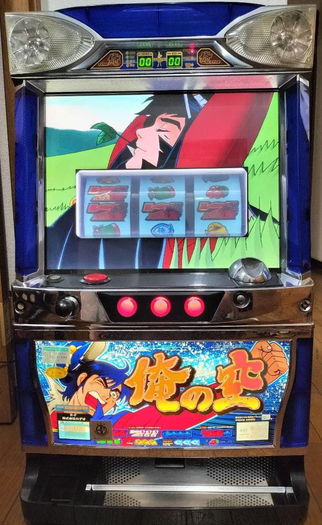 【パチスロ実機】ロデオ★『初代』俺の空【不要機付】４号機・人気台