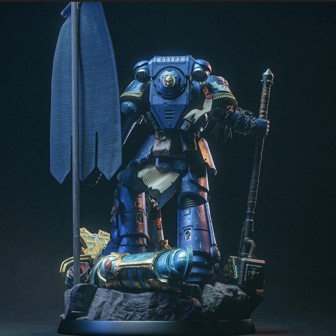 1/8 ウォーハンマー タイタス 未塗装未組立 フィギュア ガレージキット