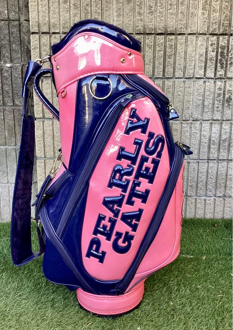 PEARLY GATES パーリーゲイツエナメルキャディバッグ