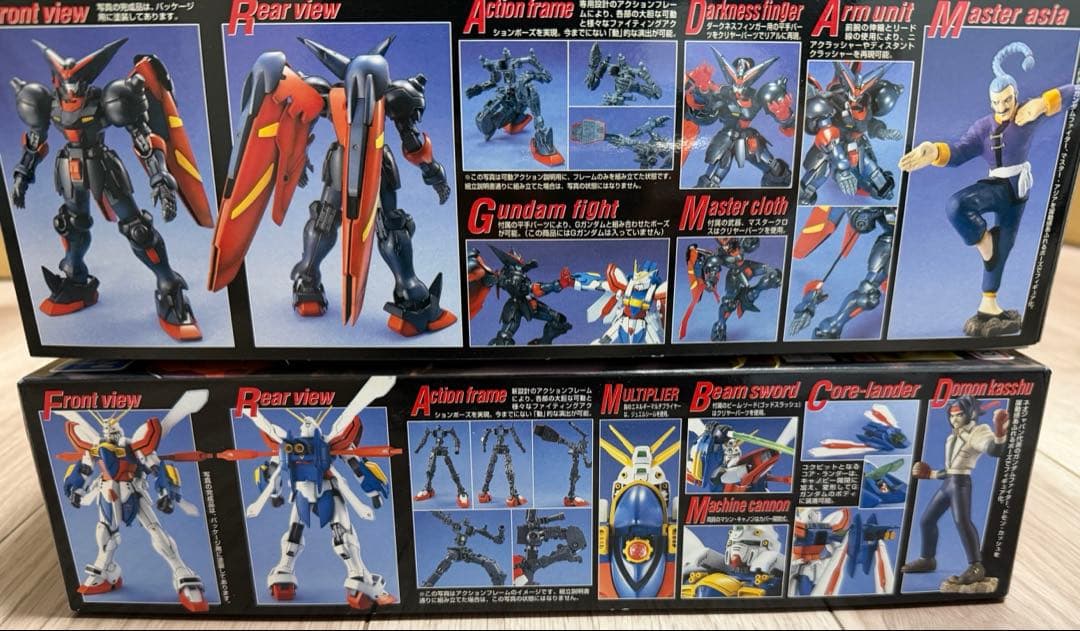 MG 1/100ゴッドガンダム マスターガンダムセット