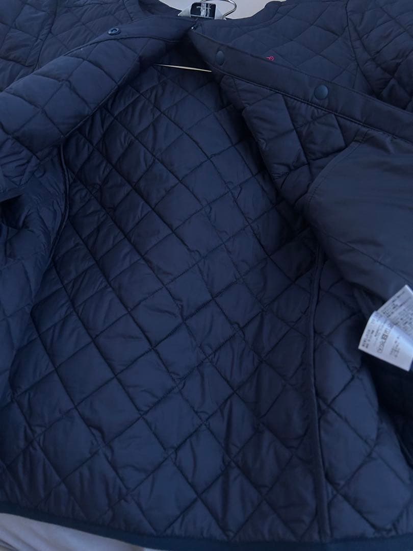 Munsingwearゴルフ美品ネイビー キルティングジャケット レディース