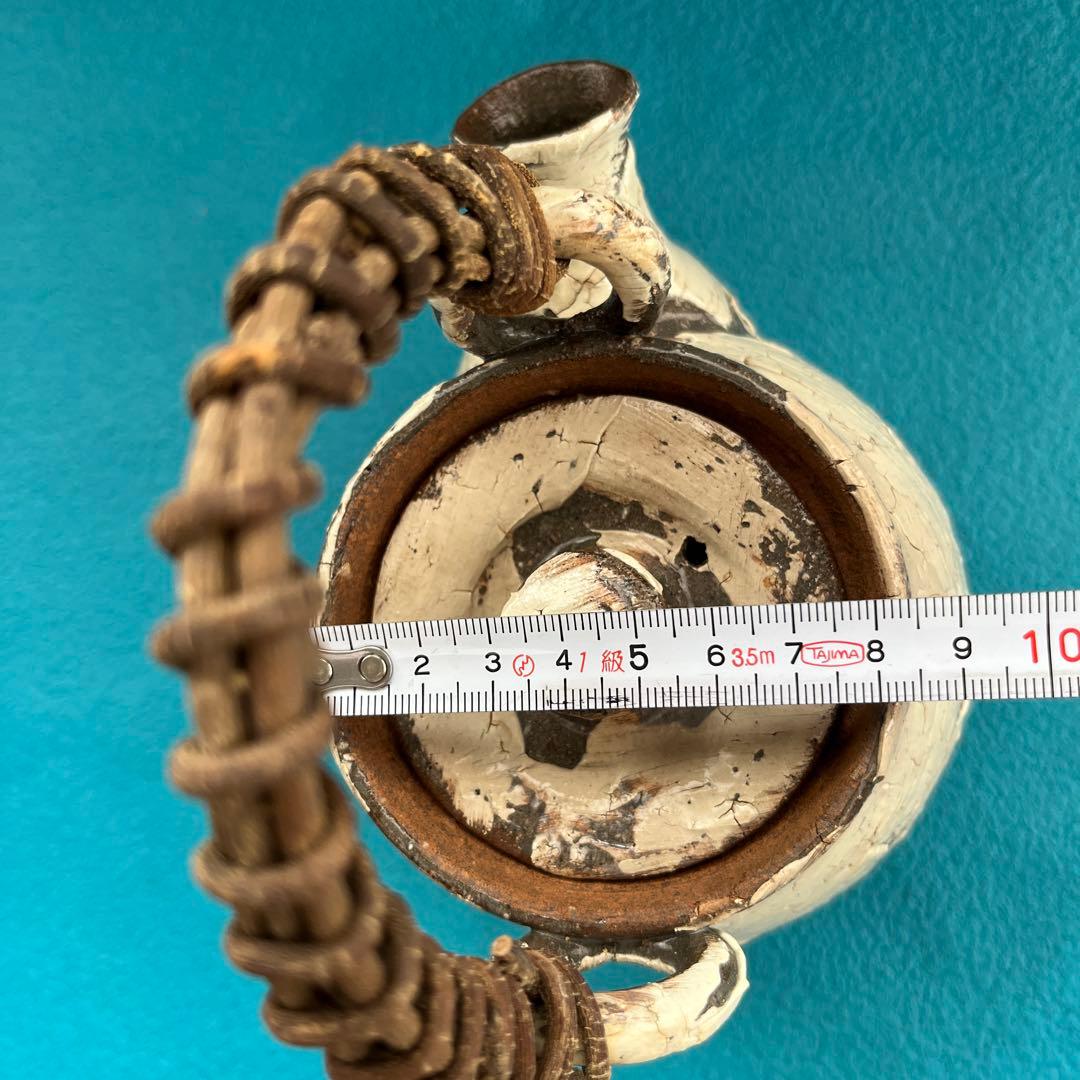 手作り陶器茶釜 小型