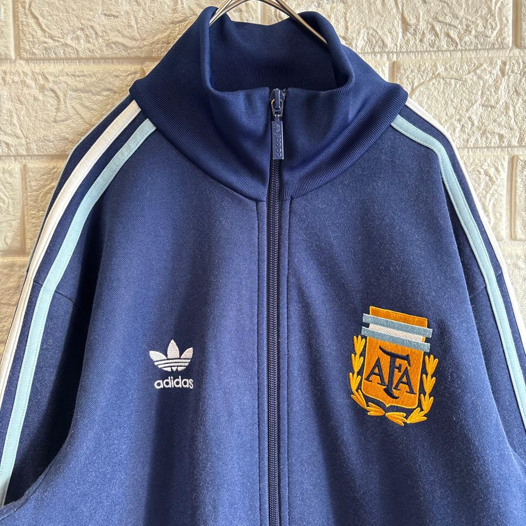 【希少】adidas トラックジャケット アルゼンチン マラドーナ XLサイズ