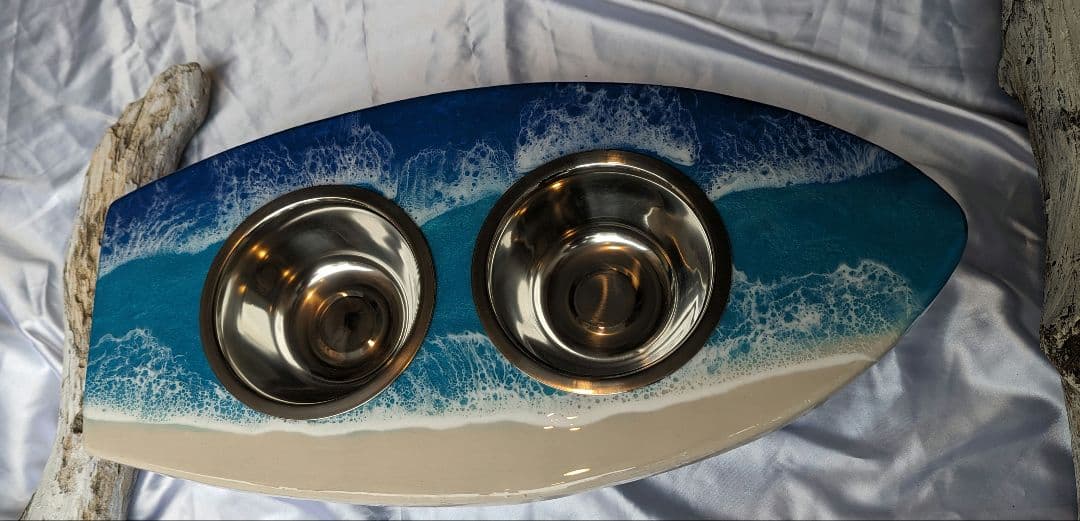 サーフィン・ボディボード Pet food stand   Ocean art
