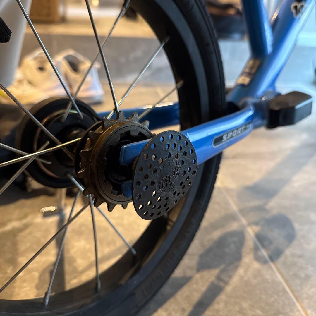 STRIDER 14x ブルー　キックスタンド付き(サイクリング店でつけました)