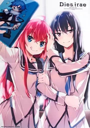 B2布製ポスター ルサルカ＆螢 Dies irae アニメイト全巻購入特典