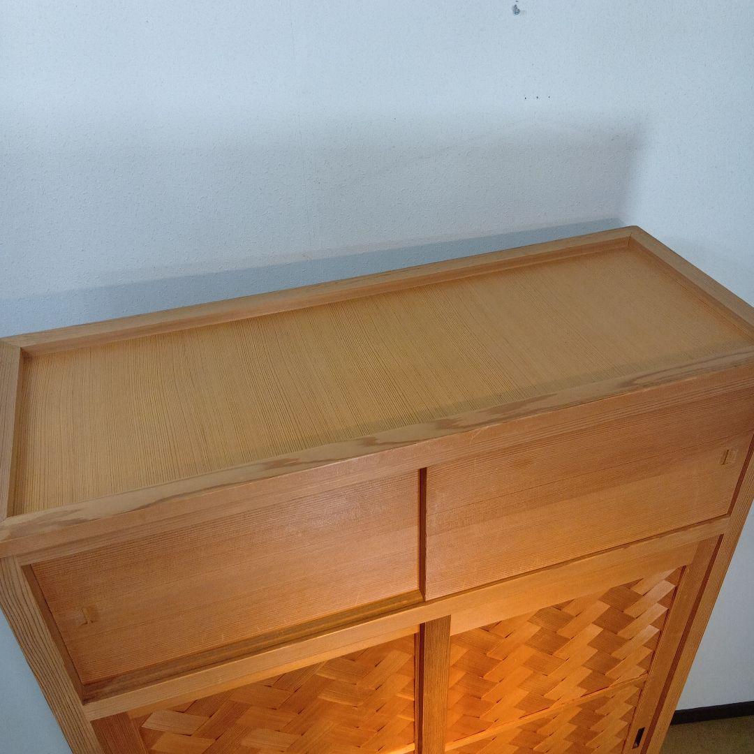 茶道具　水屋棚　置水屋　網代