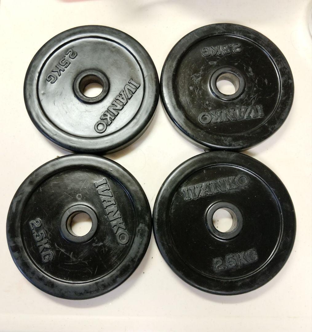 IVANKO ラバープレートセット 19kg