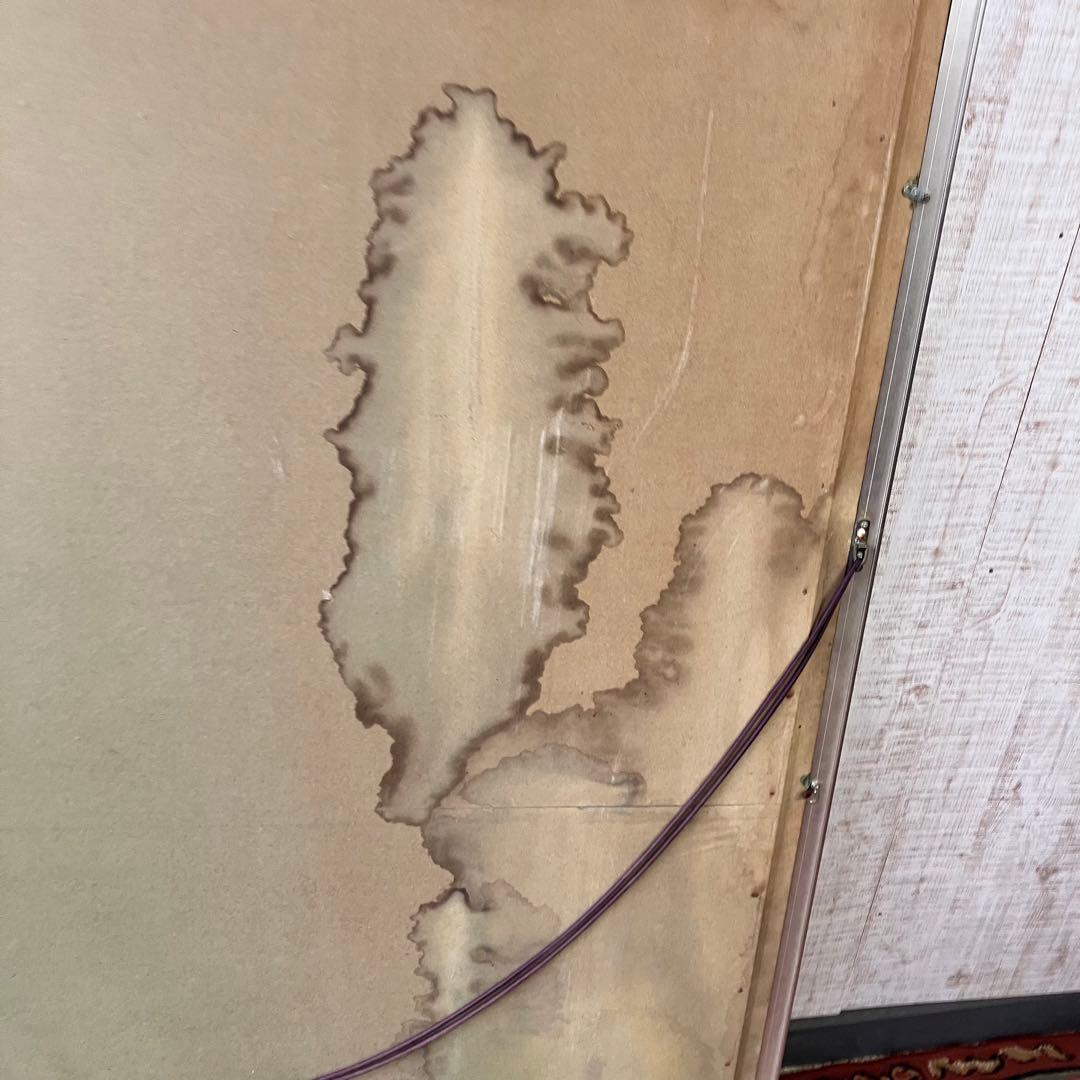 昭和レトロ 大型額縁 肉筆 岸壁の松 海 風景画 油絵 油彩画 絵画 アート