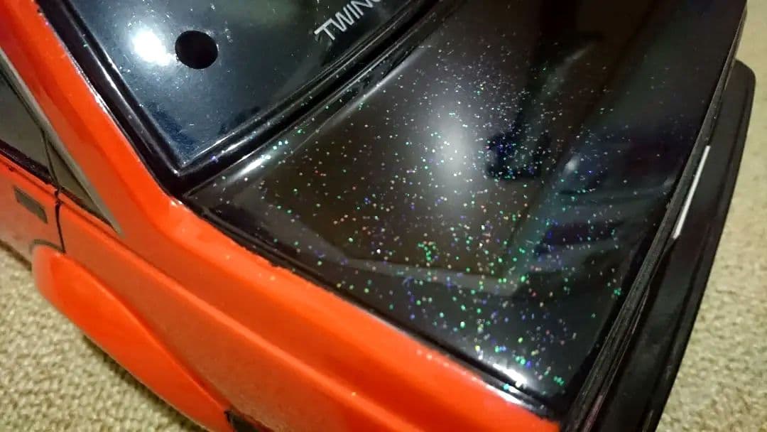 カリーナ　AA63　フレーク塗装　前照灯/尾灯ハロゲン風LED付　目立度MAX